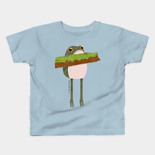 Frog on a Log Frogson Kids T-Shirt